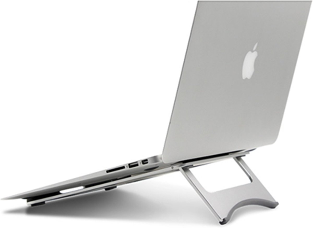 Laptop standaard aluminium opvouwbaar | Macbook stand | Cadeau voor man & vrouw | 3 kleuren | Space Grey